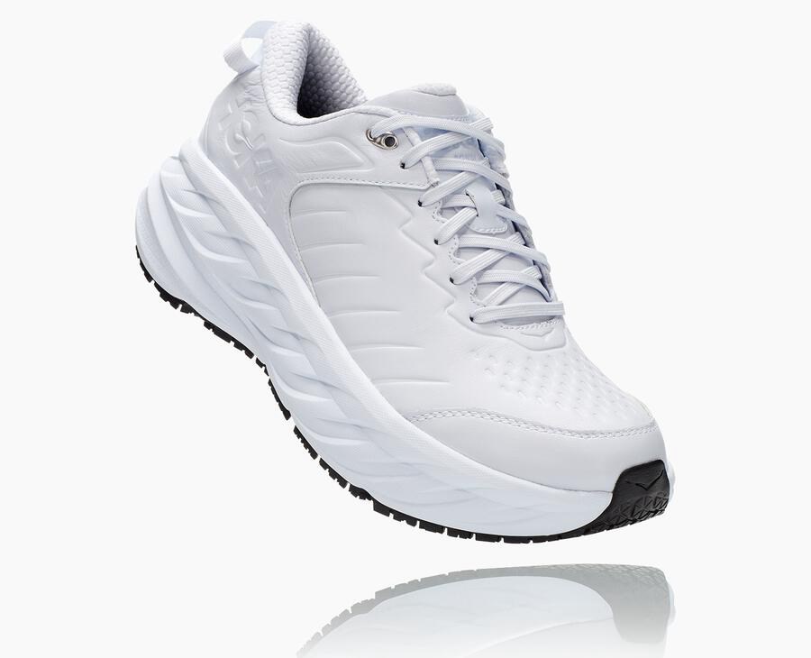 Tenis Hoka One One Hombre Blancos - Bondi Sr - SJFW68374